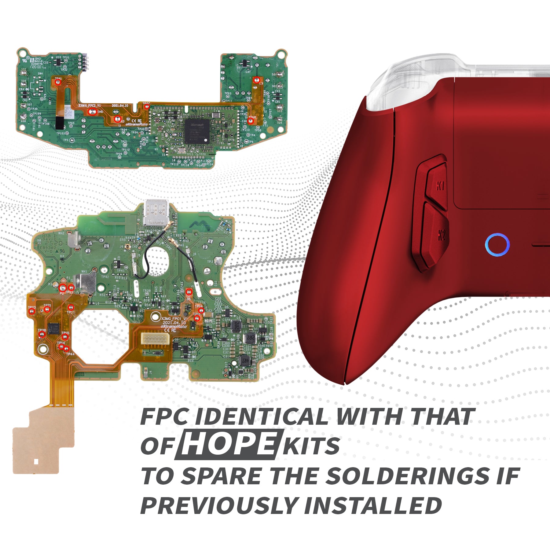 eXtremeRate Victor X Remap Kit for Xbox Series X/S Controller, 6
