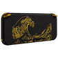 eXtremeRate Retail The Great GOLDEN Wave Off Kanagawa - Black Handheld Console Back Plate, Joycon Handheld Controller Housing Shell With Full Set Buttons DIY Replacement Part for Nintendo Switch - QT120