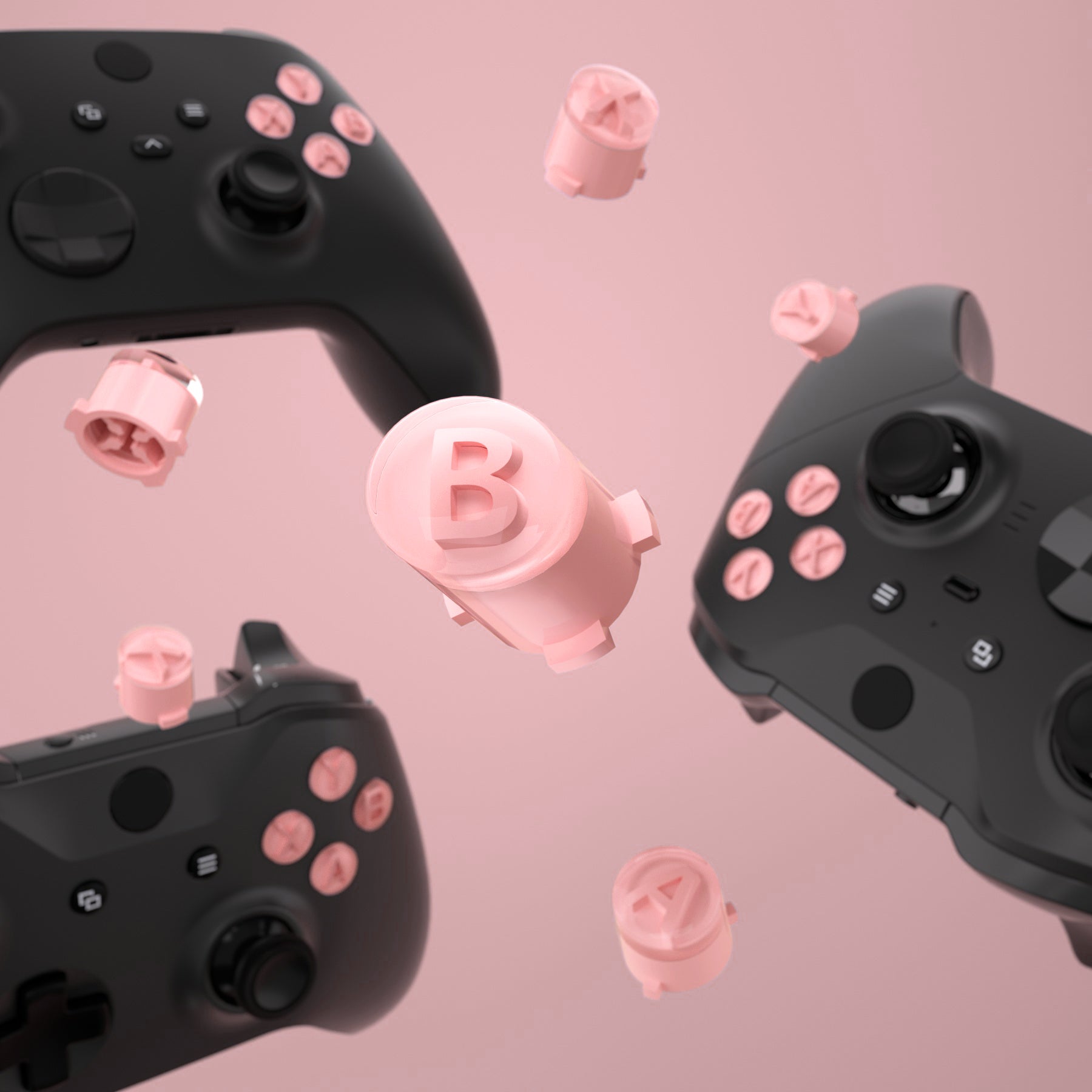 eXtremeRate Replacement Custom ABXY Action Buttons for Xbox Series