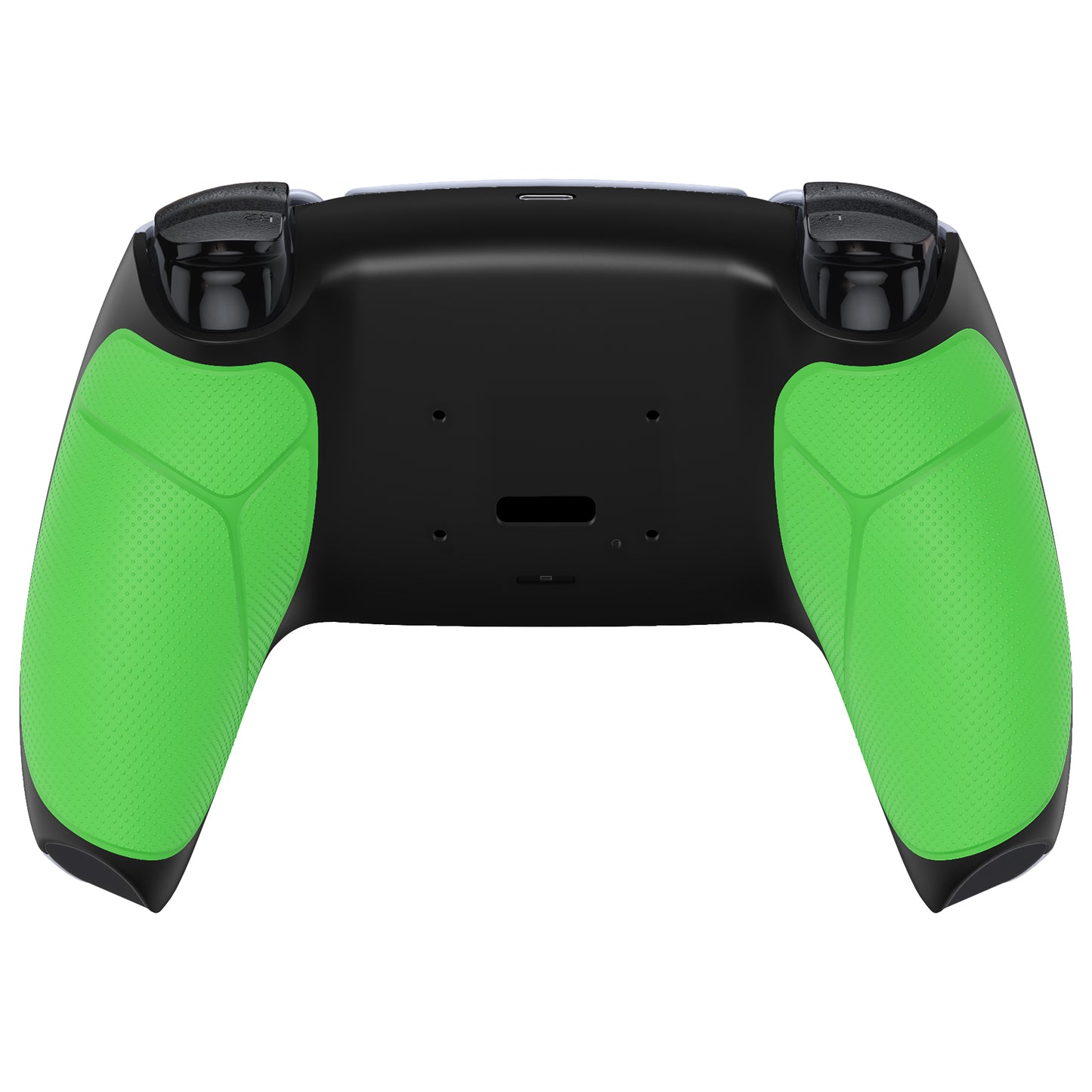 eXtremeRate Performance Grip Redesigned Back Shell for eXtremeRate RISE Remap Kit, Compatible with PS5 Controller - Rubberized Green