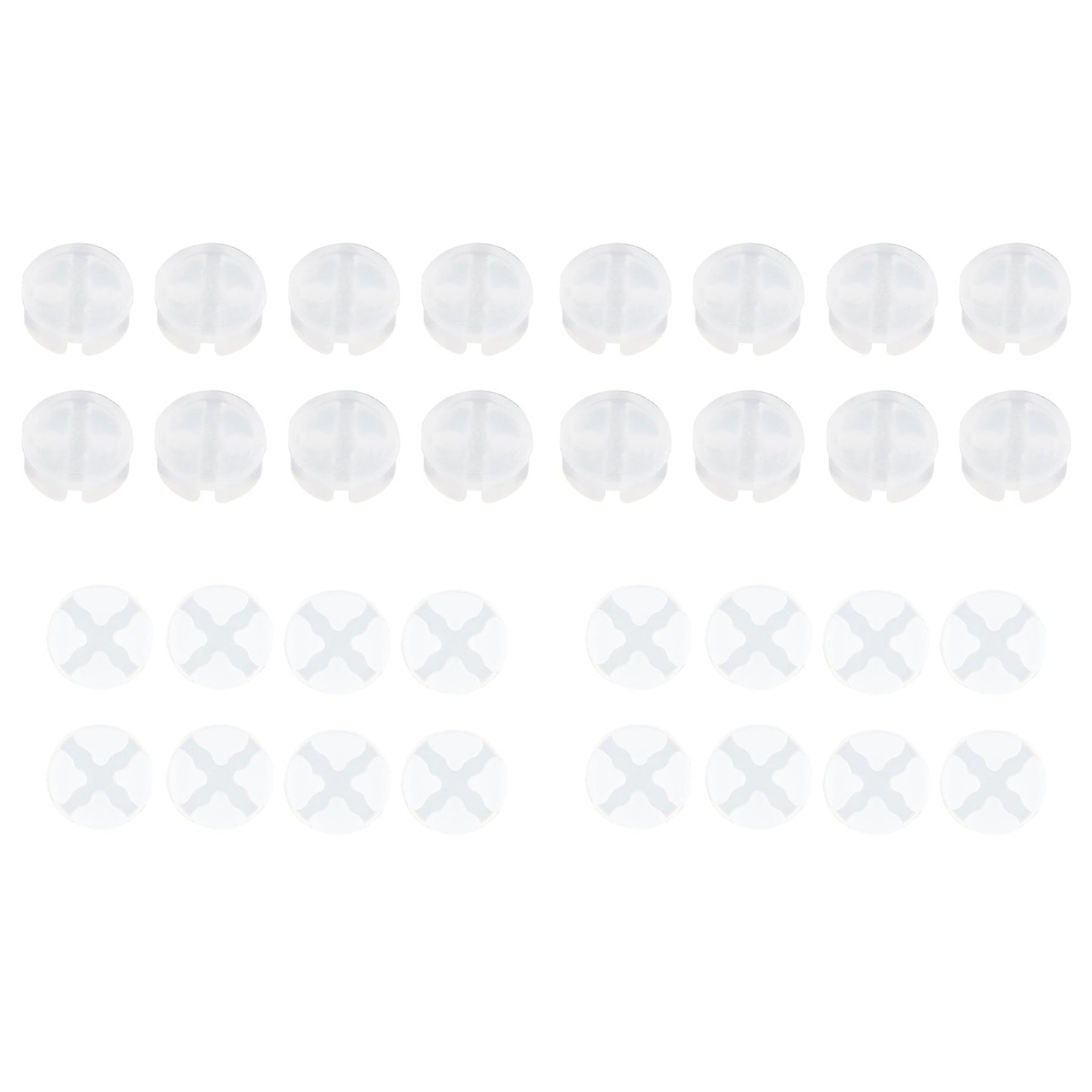 eXtremeRate 32 pcs Replacement Silicone Rubber Button Pads for eXtremeRate ABXY Clicky kit V2 Compatible with Xbox Core Controller & Xbox Series X/S Controller (Model 1914) & Xbox One X/S Controller (Model 1708) eXtremeRate