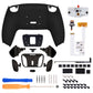 eXtremeRate Black Real Metal Buttons (RMB) Version RISE4 V3 Remap Kit for PS5 Controller BDM-030/040/050 - Black