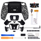eXtremeRate Remappable RISE4 V3 Remap Kit for PS5 Controller BDM-030/040/050 - Textured White