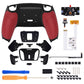 eXtremeRate Remappable RISE4 V3 Remap Kit for PS5 Controller BDM-030/040/050 - Rubberized Red