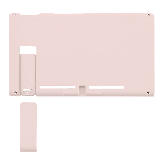 eXtremeRate Replacement Back Plate with Kickstand for Nintendo Switch Console - Cherry Blossoms Pink