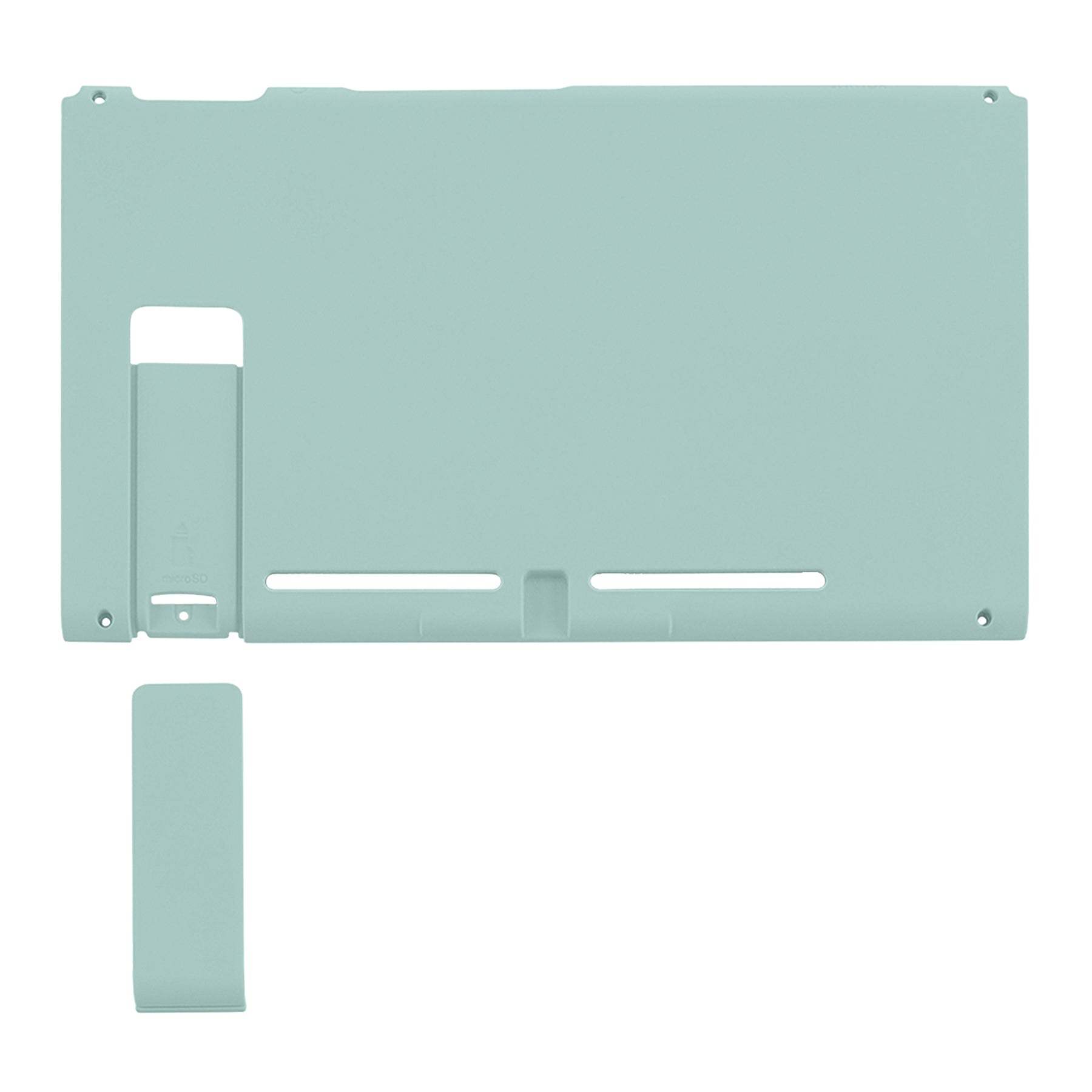 eXtremeRate Light Cyan Console Back Plate DIY Replacement Housing