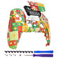 eXtremeRate Replacement Front Housing Shell with Touchpad Compatible with PS5 Controller BDM-010/020/030/040/050 - Christmas Wrap