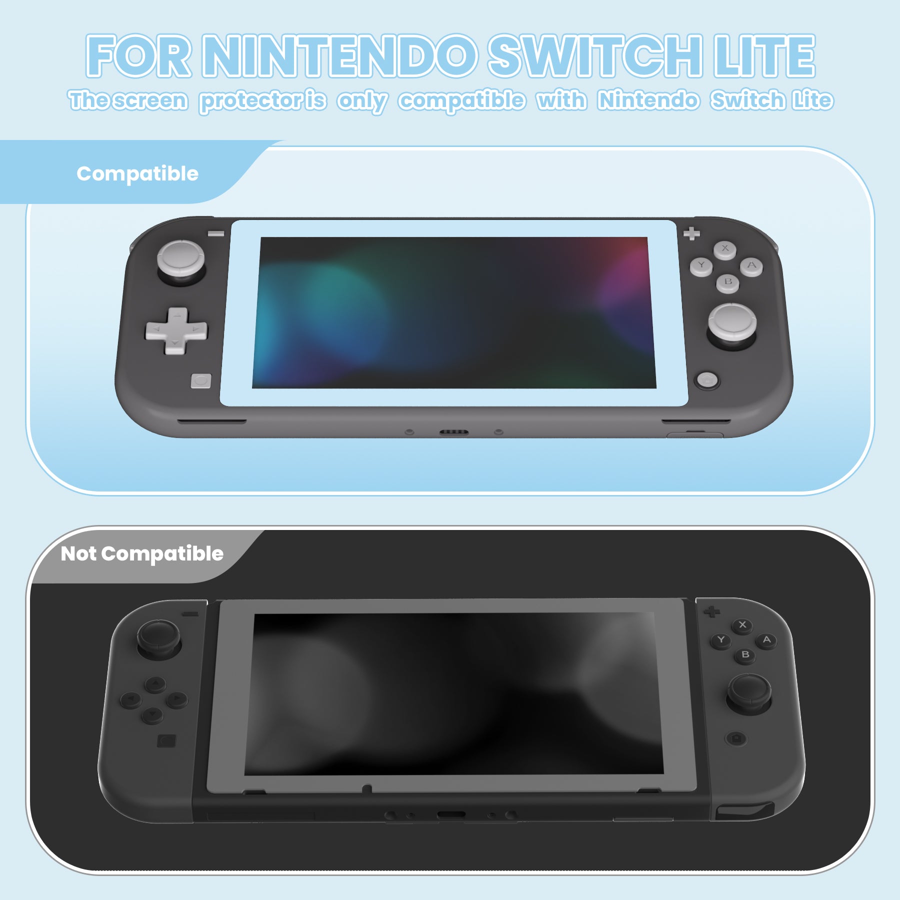 eXtremeRate Screen Protector for Nintendo Switch Lite - Thumbnail 2
