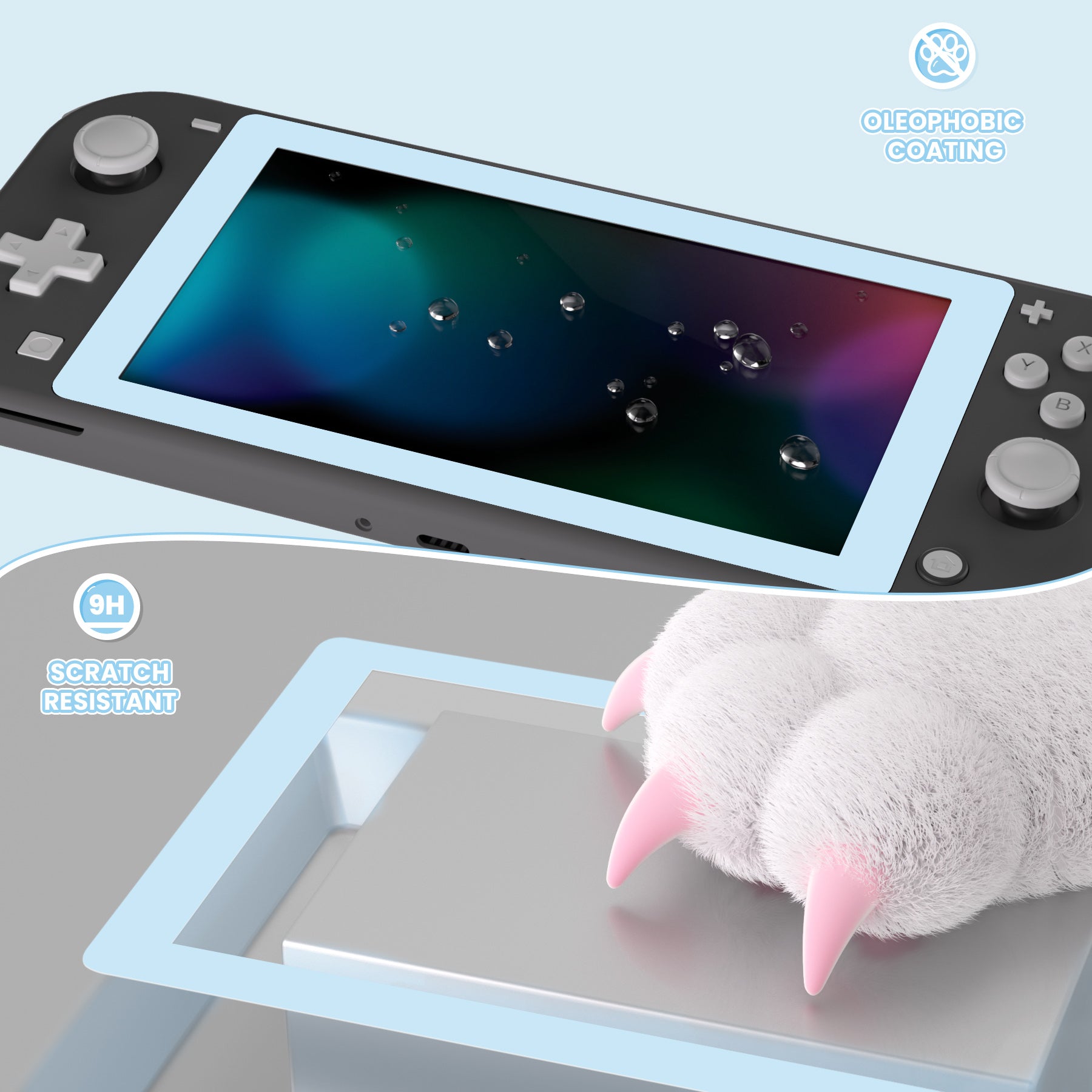 eXtremeRate Screen Protector for Nintendo Switch Lite - Thumbnail 4