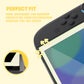 eXtremeRate 2 Pack Tempered Glass Screen Protector for Nintendo Switch 2 - Antique Yellow Border