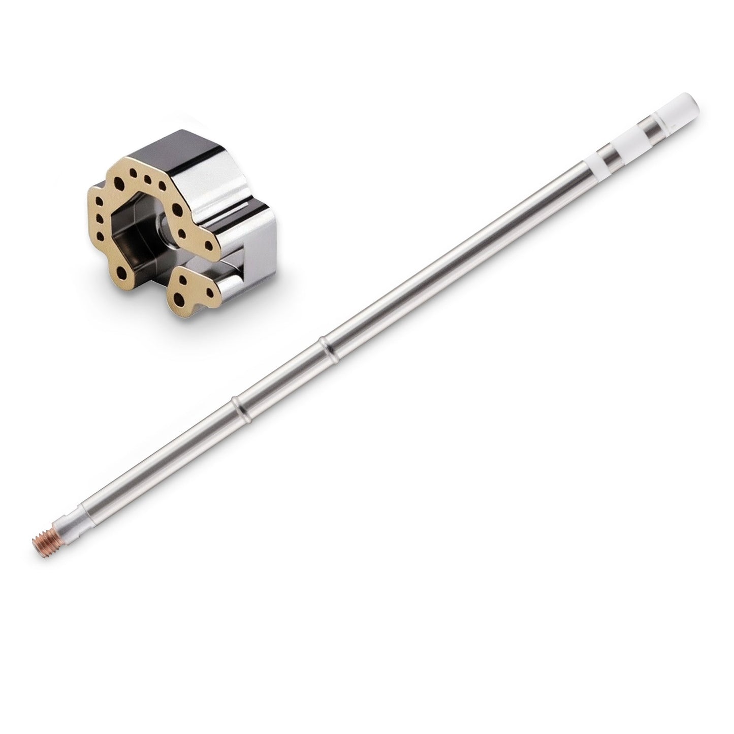 eXtremeRate 3D Joystick Desoldering Iron Tip with Heating Stick Compatible with T12 Soldering Station for PS4 & PS5 & Xbox One/Series S X & Switch Pro Controller 13mm Analog Sticks Repair Tools eXtremeRate