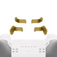 eXtremeRate 4 pcs Replacement Metalic Stainless Steel Paddles for Xbox One Elite & Xbox Elite Series 2 & Elite 2 Core Controller - Hero Gold eXtremeRate