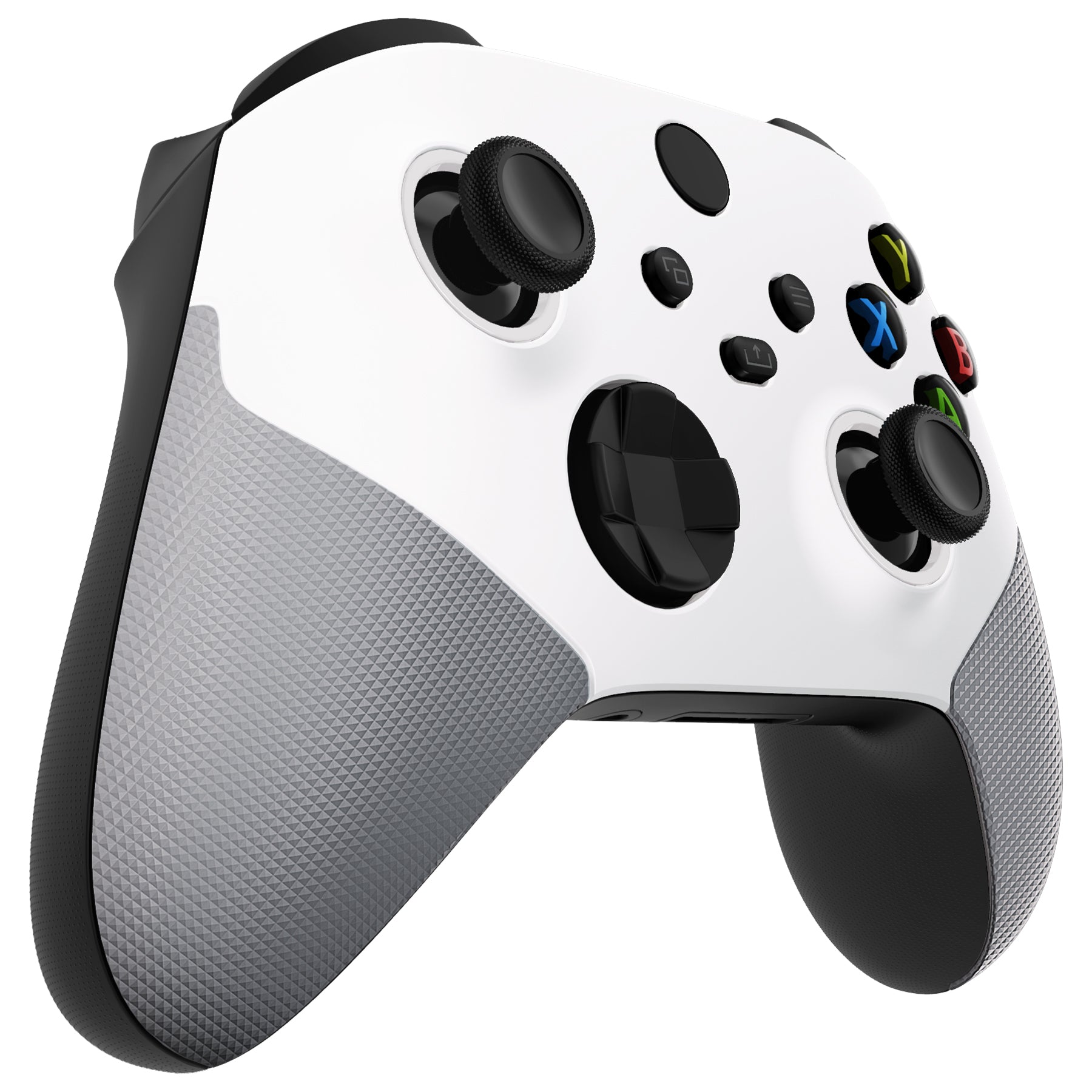 eXtremeRate White & Gray ASR Version Performance Rubberized Grip