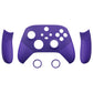 eXtremeRate ASR Version Performance Rubberized Side Rails Front Housing Shells with Accent Rings for Xbox Series X & S Controller - Rubberized Purple eXtremeRate