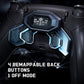 eXtremeRate BEYOND Back Paddles Kit with OLED Display & Redesigned Ergonomic Grips for PS5 Edge Controller - Rubberized Black eXtremeRate