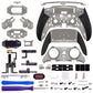 eXtremeRate BEYOND Back Paddles Kit with OLED Display & Redesigned Ergonomic Grips for PS5 Edge Controller - Rubberized Clear & Black (In-stock Item Ready to Ship)