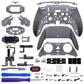 eXtremeRate BEYOND Back Paddles Kit with OLED Display & Redesigned Ergonomic Grips for PS5 Edge Controller - Rubberized New Hope Gray & Classic Gray (In-stock Item Ready to Ship)