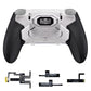 eXtremeRate BEYOND Back Paddles Kit with OLED Display & Redesigned Ergonomic Grips for PS5 Edge Controller - Rubberized White & Black (Expected to begin shipping around January 15)