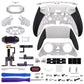 eXtremeRate BEYOND Back Paddles Kit with OLED Display & Redesigned Ergonomic Grips for PS5 Edge Controller - Rubberized White & Black (Expected to begin shipping around January 15)