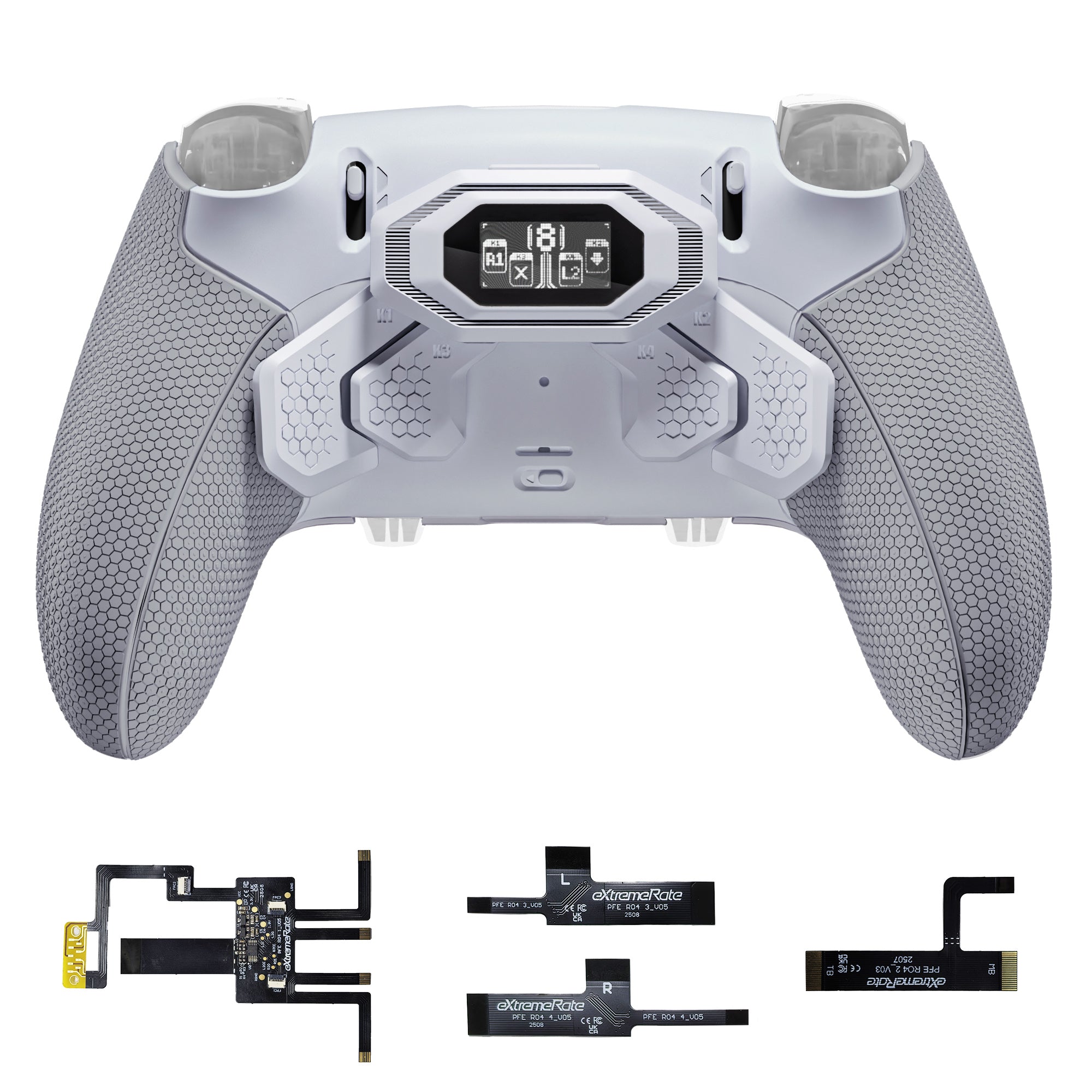 eXtremeRate BEYOND Back Paddles Kit with OLED Display & Redesigned Erg ...