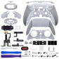 eXtremeRate BEYOND Back Paddles Kit with OLED Display & Redesigned Ergonomic Grips for PS5 Edge Controller - Rubberized White & Gray (Expected to begin shipping around January 15)