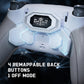 eXtremeRate BEYOND Back Paddles Kit with OLED Display & Redesigned Ergonomic Grips for PS5 Edge Controller - Rubberized White & Gray (Expected to begin shipping around January 15)