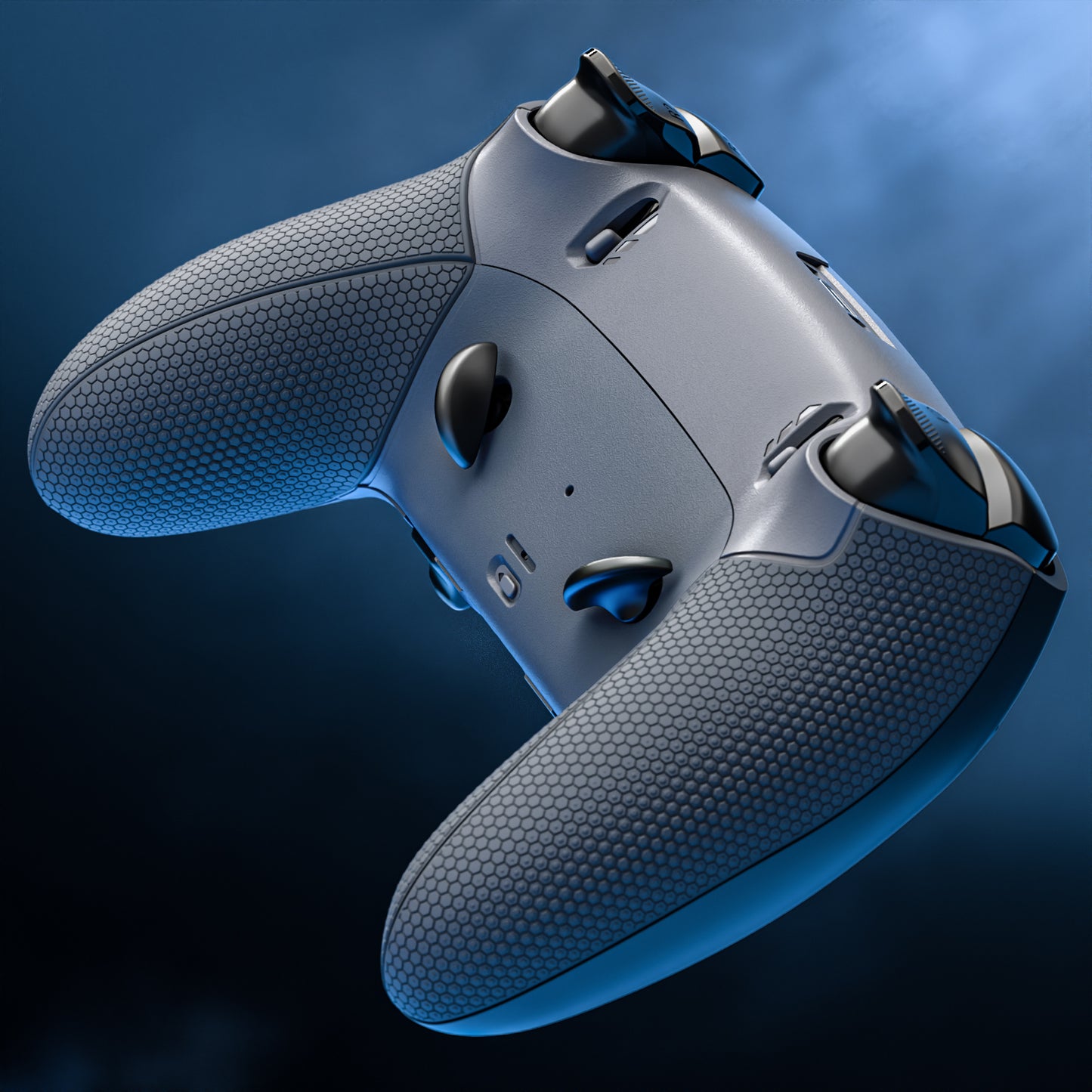 eXtremeRate Beyond-ARC Bottom Shell Kit with Rubberised Grip for PS5 Edge Controller - Dark Gray