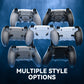eXtremeRate Beyond-ARC Bottom Shell Kit with Rubberised Grip for PS5 Edge Controller - Dark Gray