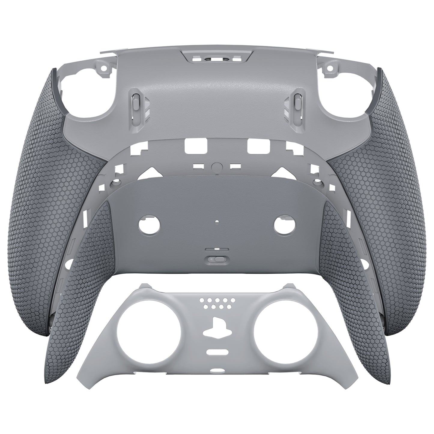 eXtremeRate Beyond-ARC Bottom Shell Kit with Rubberised Grip for PS5 Edge Controller - Dark Gray