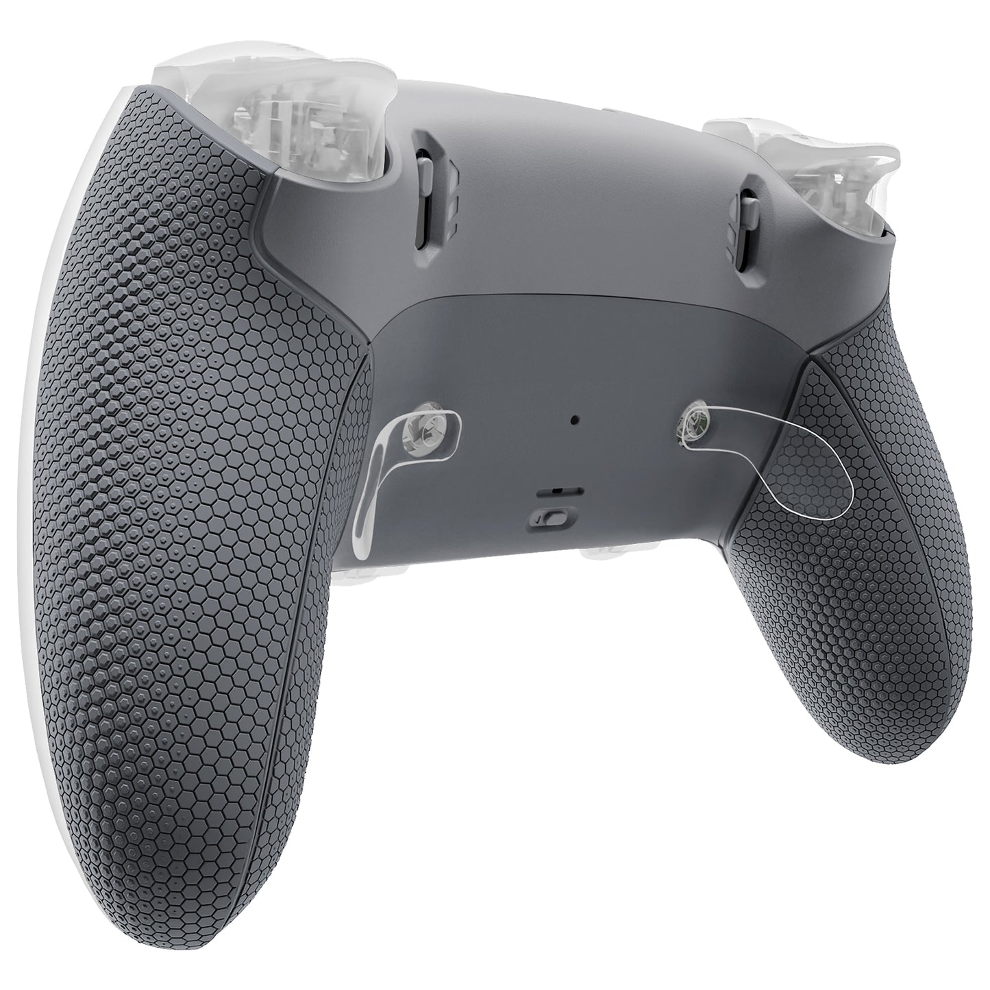 eXtremeRate Beyond-ARC Bottom Shell Kit with Rubberised Grip for PS5 Edge Controller - Dark Gray
