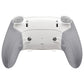 eXtremeRate Beyond-ARC Bottom Shell Kit with Rubberised Grip for PS5 Edge Controller - White & Gray