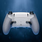 eXtremeRate Beyond-ARC Bottom Shell Kit with Rubberised Grip for PS5 Edge Controller - White & Gray