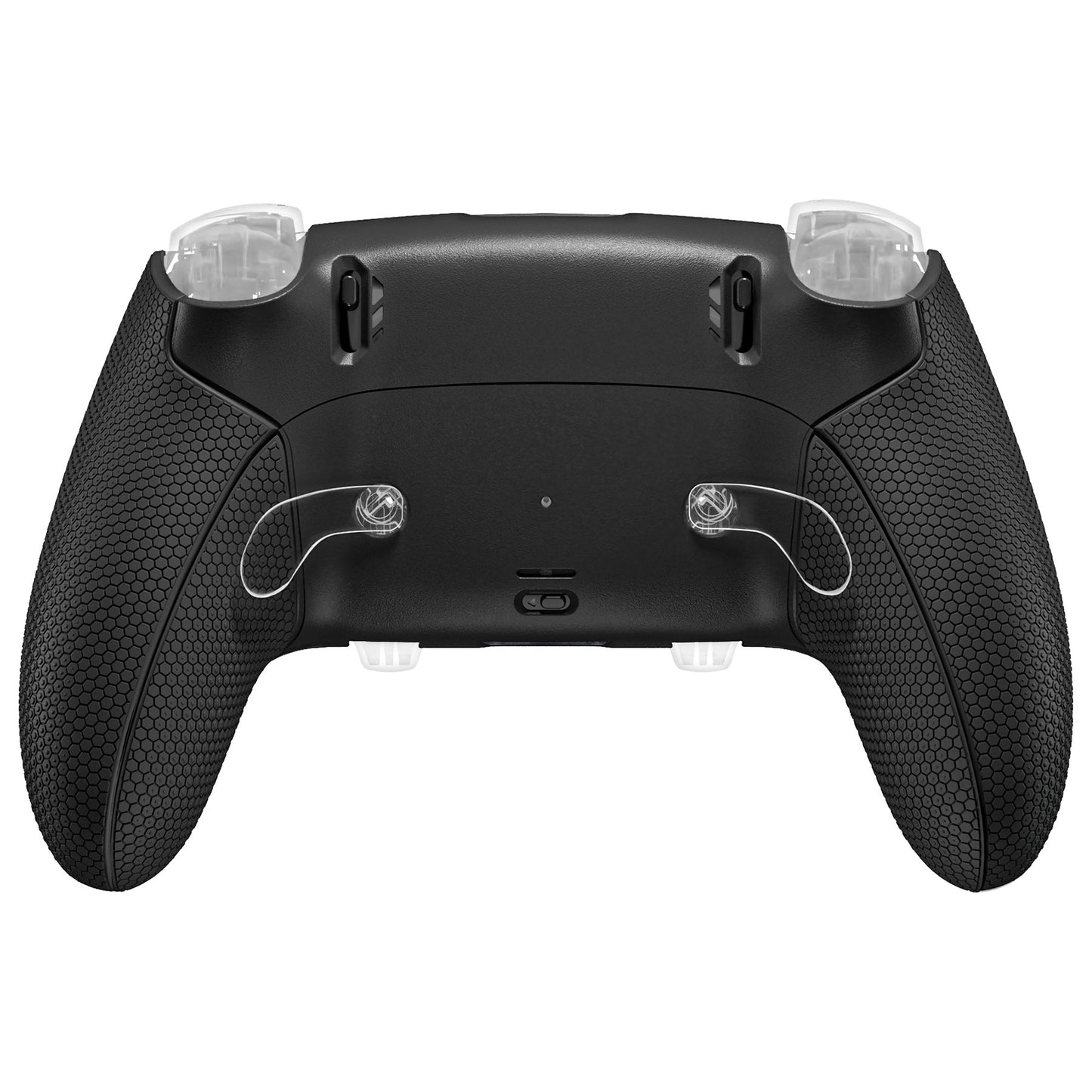 eXtremeRate Beyond-ARC Bottom Shell Kit with Rubberised Grip for PS5 Edge Controller - Black eXtremeRate