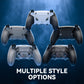 eXtremeRate Beyond-ARC Bottom Shell Kit with Rubberised Grip for PS5 Edge Controller - Black eXtremeRate