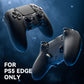 eXtremeRate Beyond-ARC Bottom Shell Kit with Rubberised Grip for PS5 Edge Controller - Black eXtremeRate