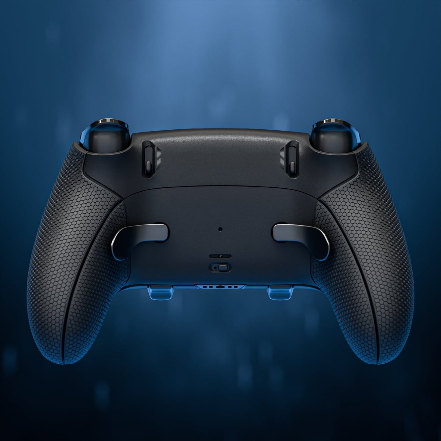 eXtremeRate Beyond-ARC Bottom Shell Kit with Rubberised Grip for PS5 Edge Controller - Black eXtremeRate