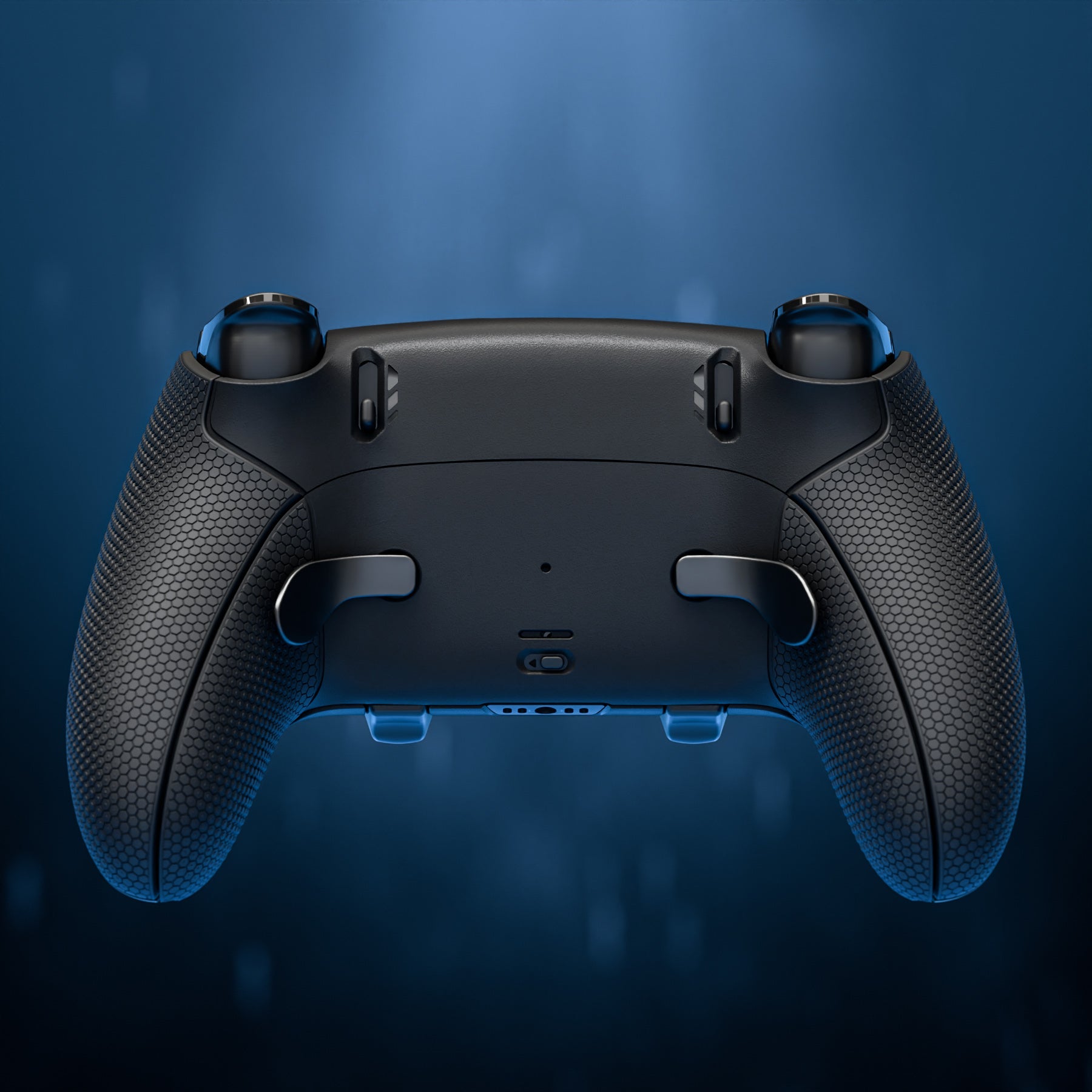 eXtremeRate Beyond-ARC Bottom Shell Kit with Rubberised Grip for PS5 Edge Controller - Black eXtremeRate