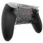 eXtremeRate Beyond-ARC Bottom Shell Kit with Rubberised Grip for PS5 Edge Controller - Clear & Black