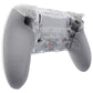 eXtremeRate Beyond-ARC Bottom Shell Kit with Rubberised Grip for PS5 Edge Controller - Clear & Gray