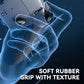 eXtremeRate Beyond-ARC Bottom Shell Kit with Rubberised Grip for PS5 Edge Controller - New Hope Gray & Classic Gray