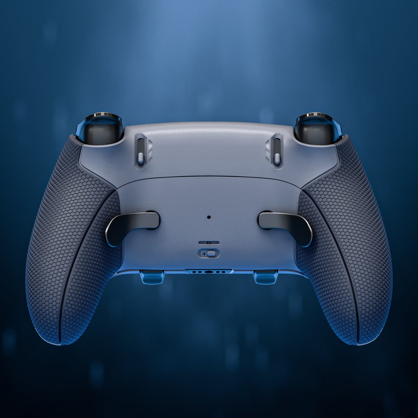 eXtremeRate Beyond-ARC Bottom Shell Kit with Rubberised Grip for PS5 Edge Controller - New Hope Gray & Classic Gray