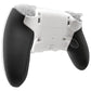 eXtremeRate Beyond-ARC Bottom Shell Kit with Rubberised Grip for PS5 Edge Controller - White Black