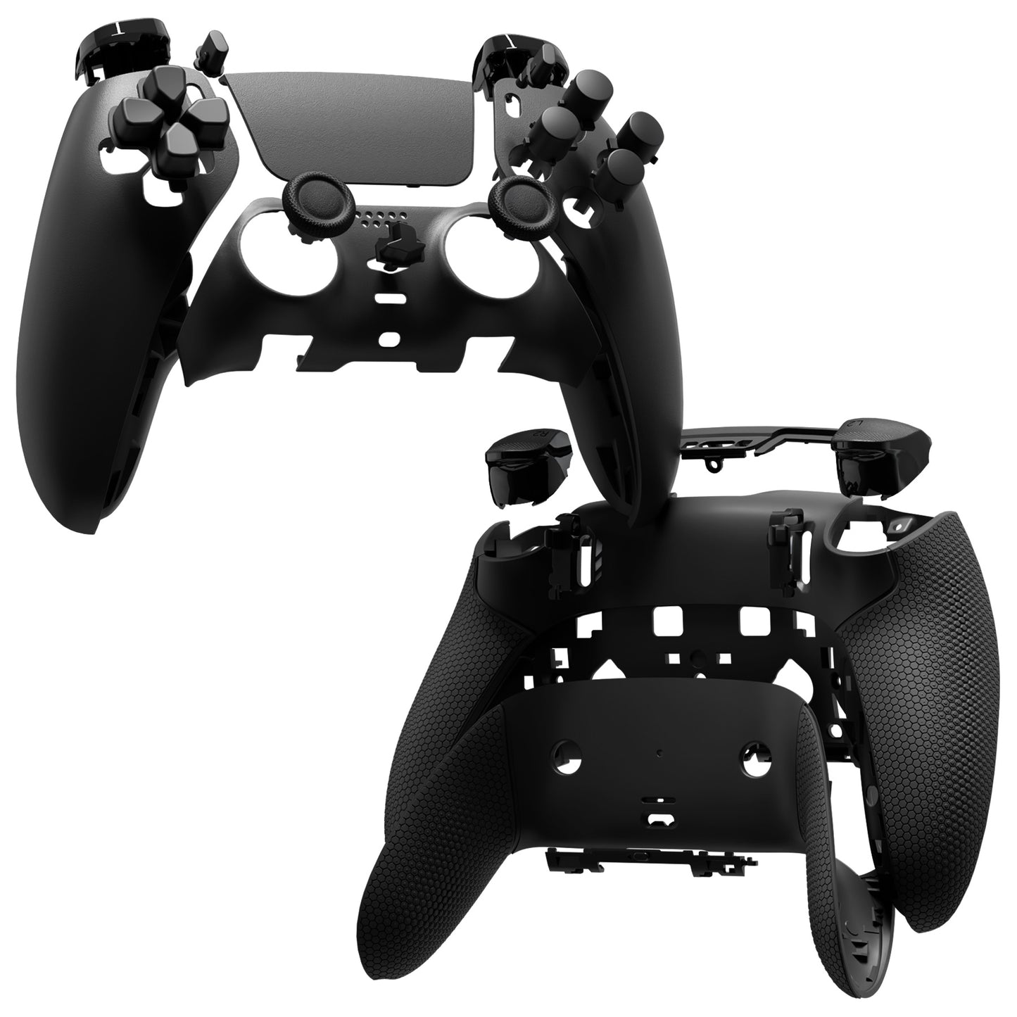 eXtremeRate Beyond-ARC Full Set Shell Buttons with 6-in-1 Swappable Thumbsticks for PS5 Edge Controller - Black