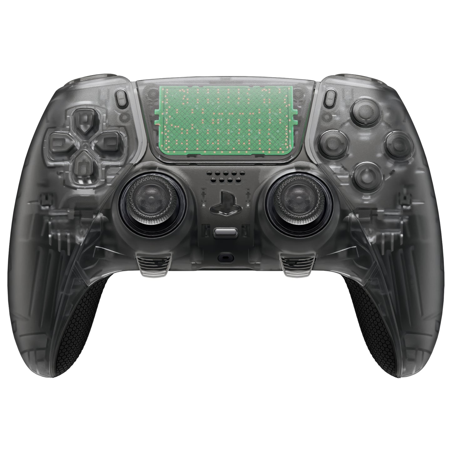 eXtremeRate Beyond-ARC Full Set Shell Buttons with 6-in-1 Swappable Thumbsticks for PS5 Edge Controller - Clear Black