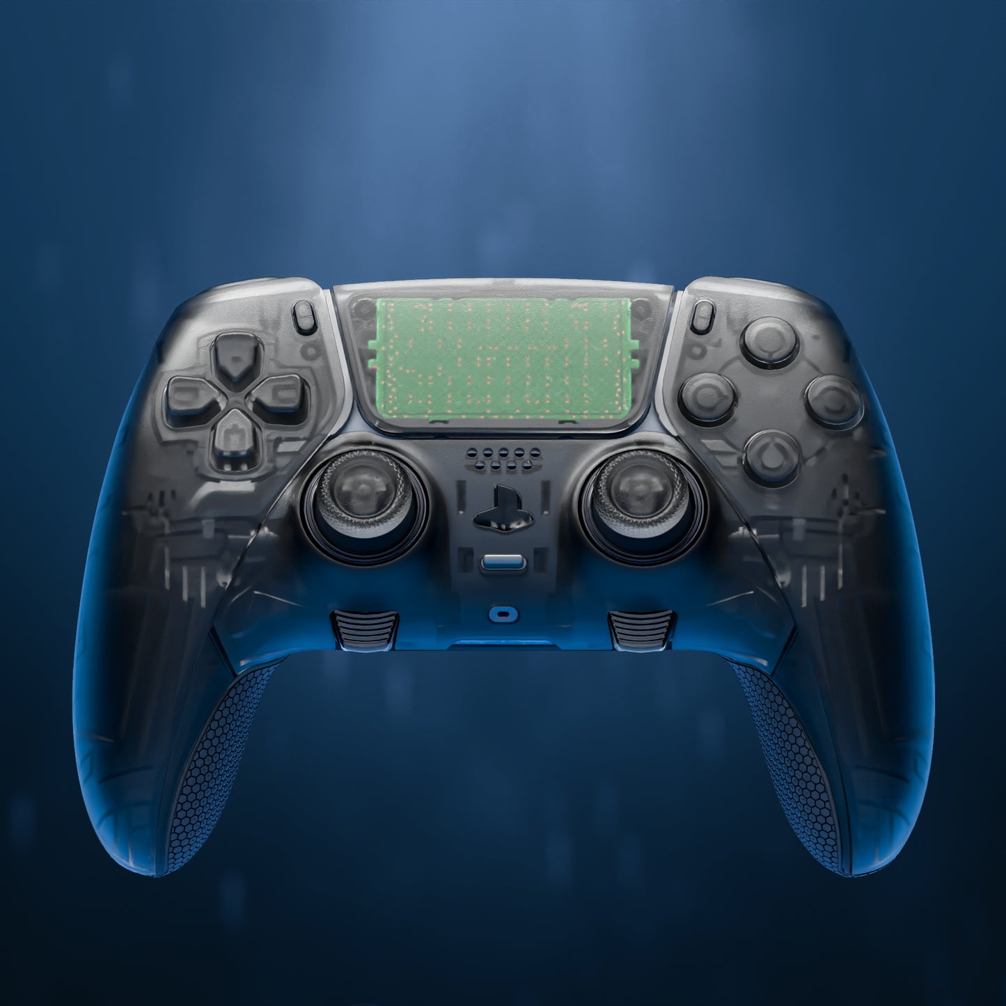 eXtremeRate Beyond-ARC Full Set Shell Buttons with 6-in-1 Swappable Thumbsticks for PS5 Edge Controller - Clear Black