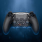 eXtremeRate Beyond-ARC Full Set Shell Buttons with 6-in-1 Swappable Thumbsticks for PS5 Edge Controller - Clear Black