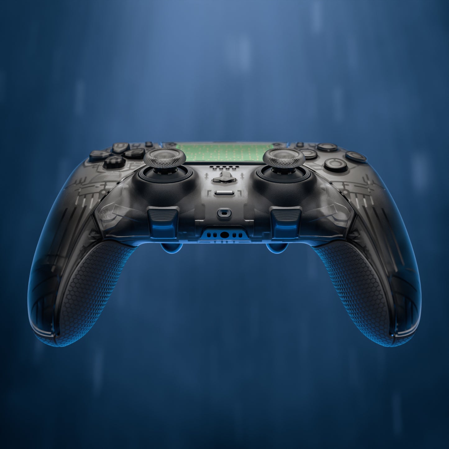 eXtremeRate Beyond-ARC Full Set Shell Buttons with 6-in-1 Swappable Thumbsticks for PS5 Edge Controller - Clear Black