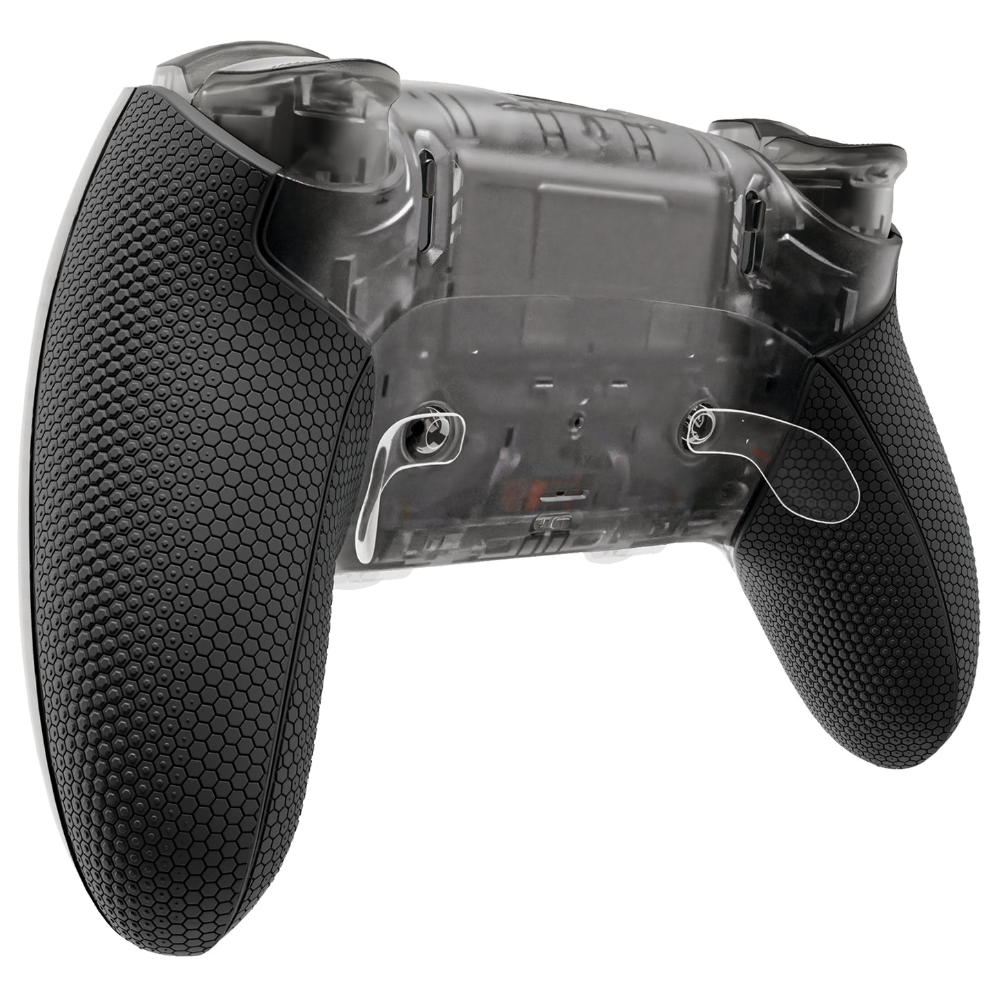 eXtremeRate Beyond-ARC Full Set Shell Buttons with 6-in-1 Swappable Thumbsticks for PS5 Edge Controller - Clear Black