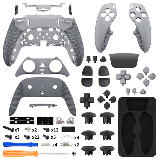 eXtremeRate Beyond-ARC Full Set Shell Buttons with 6-in-1 Swappable Thumbsticks for PS5 Edge Controller - Dark Gray & New Hope Gray