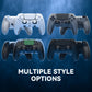 eXtremeRate Beyond-ARC Full Set Shell Buttons with 6-in-1 Swappable Thumbsticks for PS5 Edge Controller - White